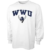 Western Washington Vikings White Youth Bare Essentials Long Sleeve T-shirt by Football Fanatics