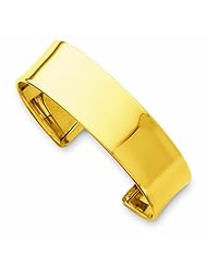 Genuine 14K Yellow Gold 19mm Polished Bangle 15 Grams Of Gold 100% Satisfaction Guaranteed.