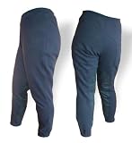 Casual Riding Pants Relax fit Breeches Jodhpur -Navy -32