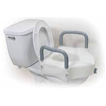 Drive Medical Deluxe Elevated Raised Toilet Seat with Removable Padded Arms, White
From Drive Medical
