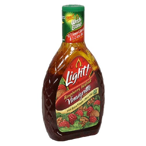 Wish Bone Salad Dressing, Raspberry Walnut Light Vinaigrette, 16-Ounce Bottles (Pack of 6) by Wish Bone