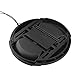 uxcell Univeral 77mm Center Pinch Front Lens Cap for DSLR Camera
