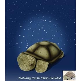 Twilight Turtle Constellation Nightlight- Includes Turtle Plush Animal