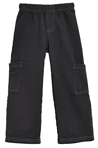 City Threads Little Boys' Stylish and Extra Soft Cargo Pocket Pants (Size 2T-6)