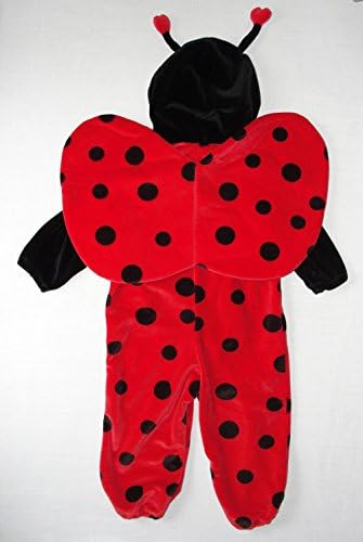 Miniwear Baby Girl's 18 Months Velour Ladybug Jumper Costume