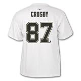 Pittsburgh Penguins Sidney Crosby NHL Player Name & Number T-Shirt (White)