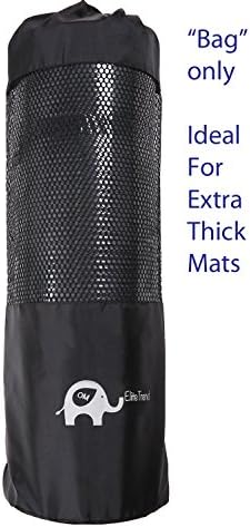 OM Yoga Exercise Mat Bag - For Extra Long 72" and Extra Thick ½" (15mm) Mats or Foam Rollers - High Quality Deluxe Strong and Stylish - (7.7") Diameter - (fits all Jade and Manduka Mats) - Easily Stores your Yoga Block, Straps, and Towels, (3-5 LBS Max.) 100 % Satisfaction Guaranteed by EliteTrend [New Arrival]