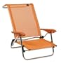 Lafuma Beach Elips Mesh Folding Arm Chair, Mandarine