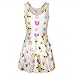 Voglee Women's Print Skater Dress