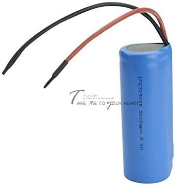 CAMFM Model:IFR32900E 3.2V 5000mAh Non-Rechargeable LiFePo Cell Battery with Two Pins