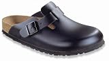 Birkenstock Adult's 60191 Birkenstock Boston  Black Leather 50 EU Regular