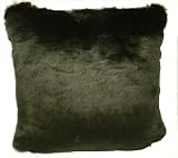 Outdoor Living : Black Plush Cushion 24 x 24 inches