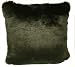 Kitchen & Housewares : Black Plush Cushion 24 x 24 inches