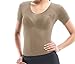 Lupo Women's Second Skin Short Sleeve Sheer See Through Mesh Top