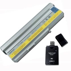 6600mAh 9 Cells Replacement IBM 3000 N100 0768 C200 8922 N200 0689 series Laptop Battery FRU 42T4516 42T4514 42T5212 42T5256 92P1184 40Y8315 40Y8322 series Laptop w/a USB2.0 All In One Card Reader