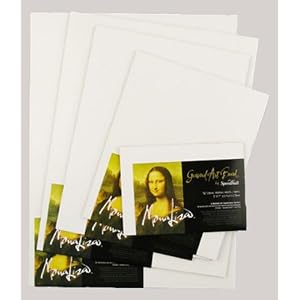 Mona-Lisa-Gessoed-Art-Board-9x12