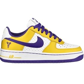 Children's Nike Air Force One Low (Kobe Bryant) (White-Varsity/Purple-Varsity/Maize)