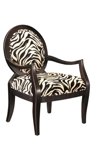 Occasional Chair Zebra Print