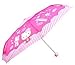 Hettys Cute Kt Open Close Folding Light Portable Travel Umbrella Sun Shade Windproof Hello Kitty for Kids, Girls and Women (stripe)