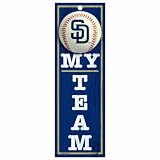MLB San Diego Padres 4-by-13 Wood 