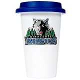 Minnesota Timberwolves Ceramic Travel Cup (Team Color Lid)
