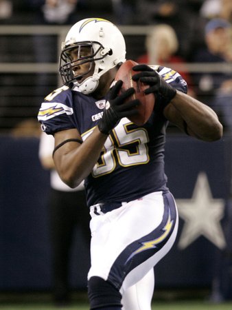 Chargers Cowboys Football: Arlington, TX - Antonio Gates Photographic Poster Print by Amy Gutierrez, 24x32