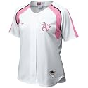 Nike Oakland Athletics Ladies White Baseball Jersey