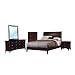 Seattle 5-pc. Bedroom Set - Merlot