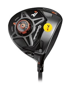 TaylorMade Golf Men's R1 TP Black Driver, Right Hand, X-Stiff, Adjustable, Graphite