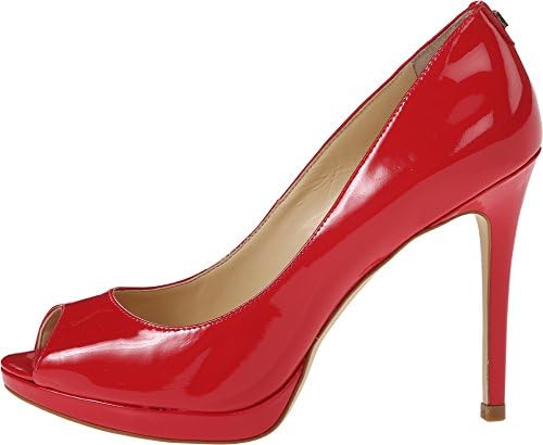 Ivanka Trump Women's Maggie Platform Pump, Candy Apple Red, 7.5 M US