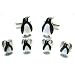 Penguin Tuxedo Cufflinks & Stud Set