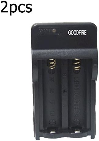 14500 Battery charger , GOODFIRE 2 Pcs dual charger for 14500 1200mah Li-ion 3.7v Rechargeable Battery