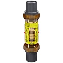 Hedland EZ-View Flowmeter With Sensor, Polyphenylsulfone, For Use With Water, Socket Weld