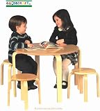 Nordic Table and Chairs Set - Natural