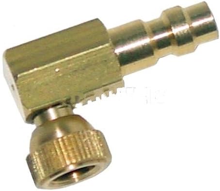 Small Schrader Right Angle Adapter with Quick Coupler Plug-2pack