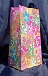Paper Favor Treat Goody Luau Party Gift Bags - Flowers (10 Bags)