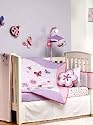 Thing.a.Majig Ruby Garden Cotbed/Cot Bedding Set (4 Pieces)