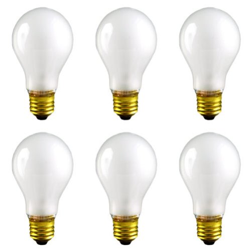 CEC Industries #100A-19 12V (Frosted) Bulbs, 12 V, 100 W, E26 Base, A-19 shape (Box of 6)