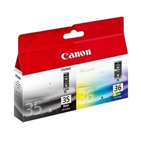 Canon PGI35 Black and CL36 Colour Ink Pack