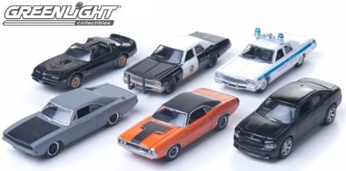 Set of 6 GreenLight 1/64 Scale Hollywood Series.