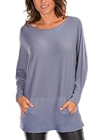 Bleu Marine Jersey Tina (Gris)
