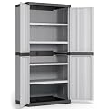 XL Kunststoffschrank hoch mit 4 h�henverstellbaren Fach