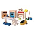 PLAN TOYS Dollhouse Household Items Accessory Set
