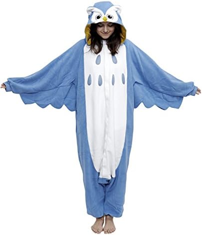 Unisex Sleepwear And Loungewear (Blue Owl, L/XL)