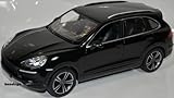 RC Porsche Cayenne Turbo - Maßstab.: 1:14 - ferngesteuert mit LED-Licht - komplett Set - Farbe.: schwarz - LIZENZ-NACHBAU