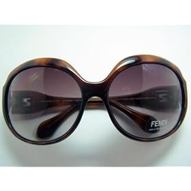 Authentic Fendi FS408 238 Brown Brown Gradient Lens Sunglasses