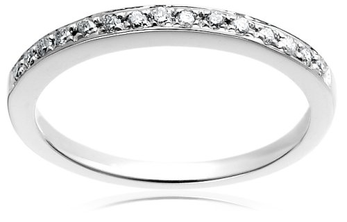 14k White Gold Diamond Band (1/5 cttw, I-J Color, I1-I2 Clarity)