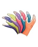 41ehFj%2BwLxL. SL160  6 Pack Atlas Glove NT370 Atlas Nitrile Garden Gloves   Large