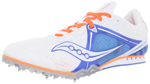 Saucony Men's Velocity 5 Track Shoe,White/Blue/Orange,10 M US
