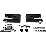 Supreme Suspensions - Silverado Shock Extenders High-Strength Carbon Steel Shock Extension Kit (Black) Easy Install Silverado Shock Extension PRO
